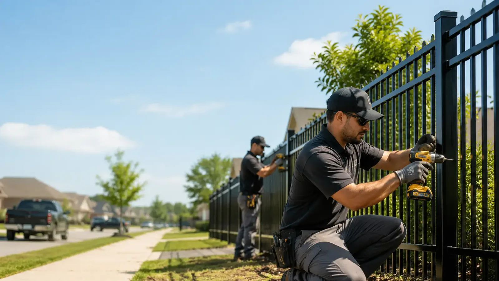 Metal Fence Installation in Micro, NC